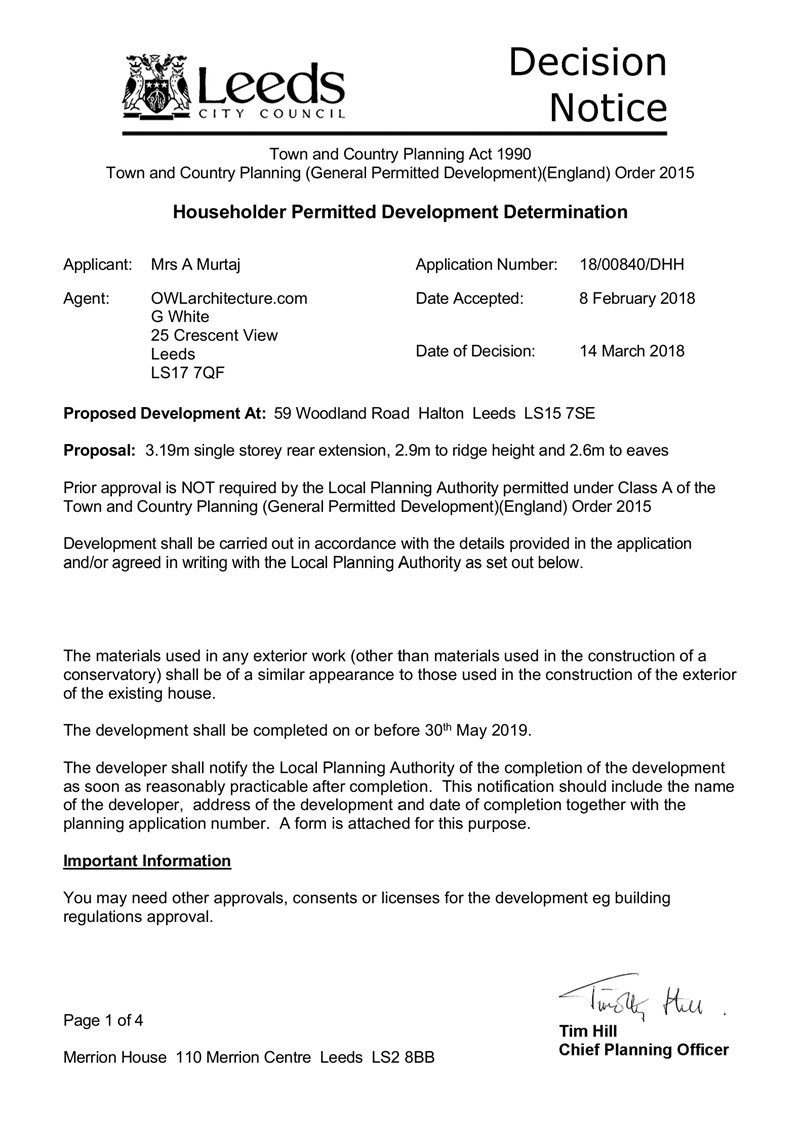 806 Planning Approval
