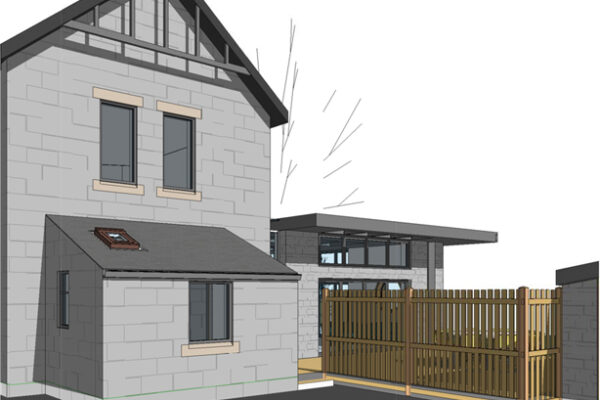 Frank Lloyd Wright Inspired Extension