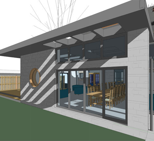 Frank Lloyd Wright Inspired Extension