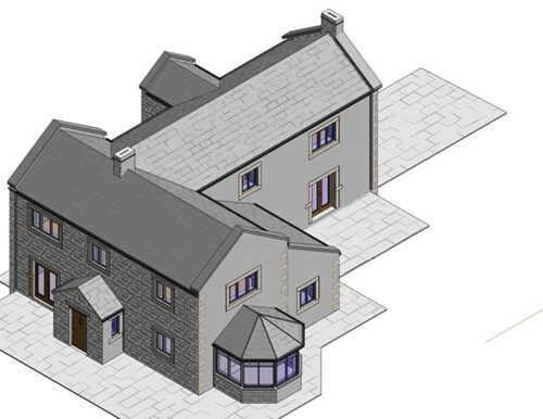 3D back before East Wing