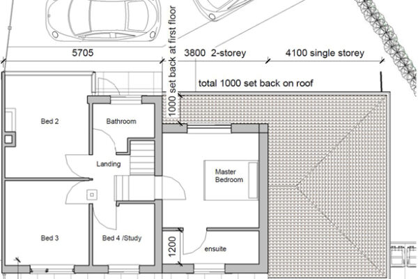 1853 First Floor Plan