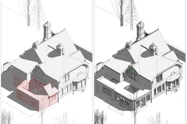 2411 Before and After Yard and Orangery