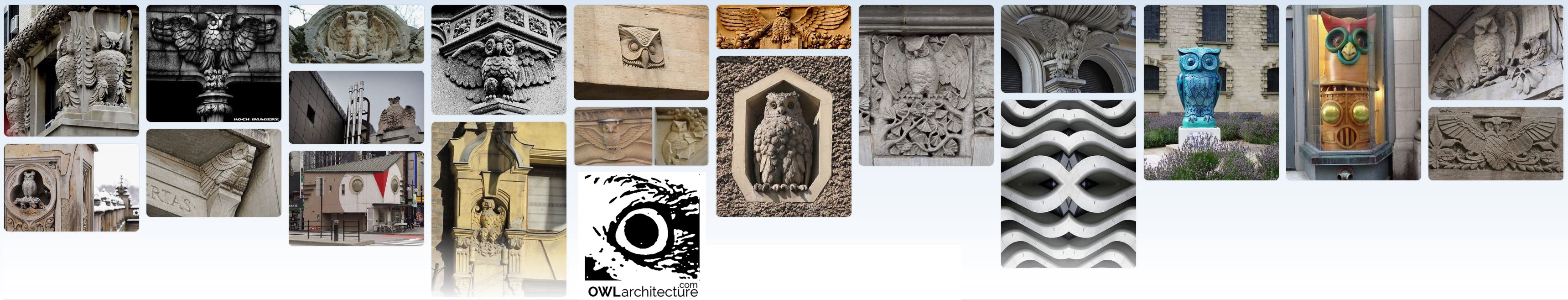 Owls in architecture -Posts